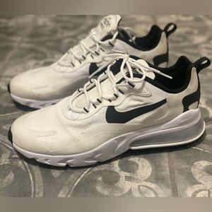 Nike React Mens Size 10.5 Black White